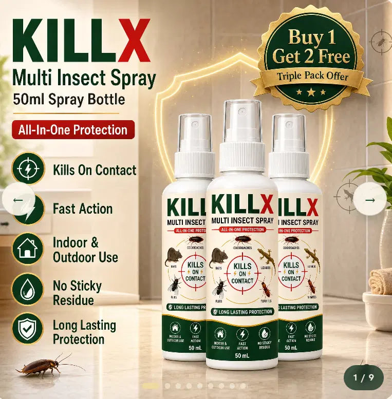 Killx Multi Insect Spray  buy 1 get 2 free